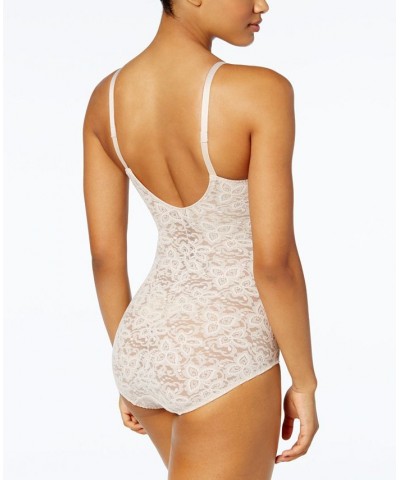 Lace Body Briefer M3008 Pink $35.00 Shapewear