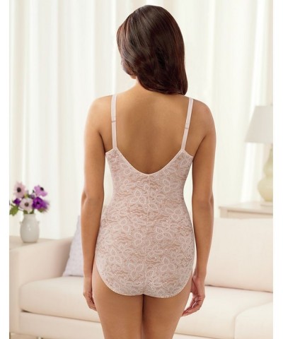 Lace Body Briefer M3008 Pink $35.00 Shapewear