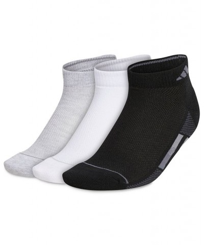 Women's 3-Pk. Superlite Three-Stripe Low Cut Socks Black $9.60 Socks