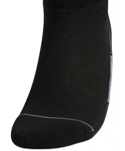 Women's 3-Pk. Superlite Three-Stripe Low Cut Socks Black $9.60 Socks