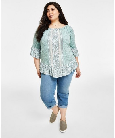 Plus Size Denim Capri The End $20.85 Jeans