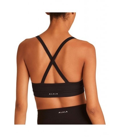 Adult Women Barre Cami Bra Black $29.14 Bras