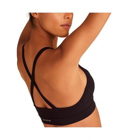 Adult Women Barre Cami Bra Black $29.14 Bras