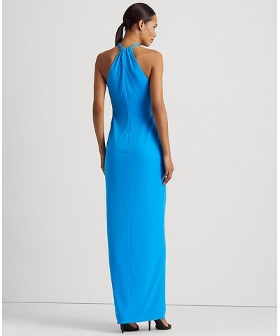 Women's Jersey Halter Gown Blaze Ocean $82.25 Dresses