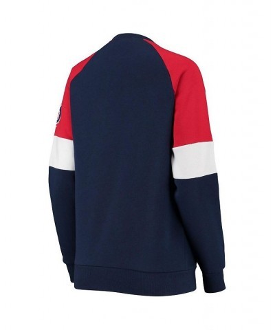 Women's Navy and Red Boston Red Sox Playmaker Raglan Pullover Sweatshirt Navy, Red $33.75 Sweatshirts