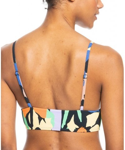 Juniors' Color Jam Floral Tank Bikini Top & Hipster Bottoms Anthracite Flower Jammin $31.50 Swimsuits