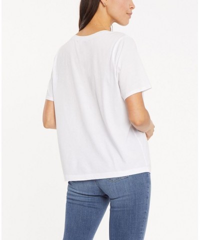 Women's Essential Short Sleeve Tee Optic White $25.96 Tops