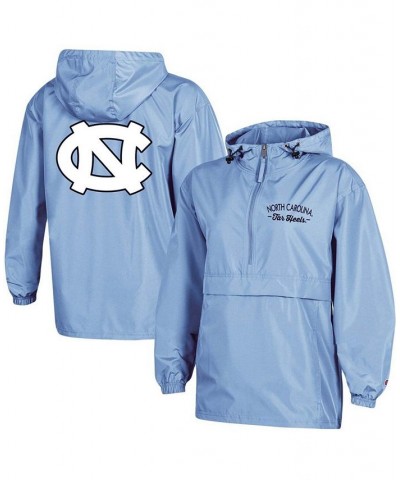 Women's Carolina Blue North Carolina Tar Heels Packable Half-Zip Light Rain Jacket Carolina Blue $27.30 Jackets