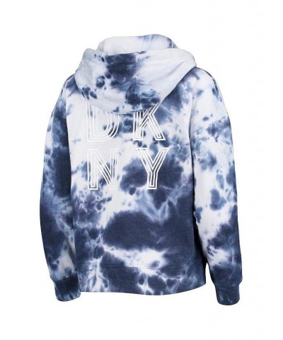 Women's White and Navy Houston Astros Dakota Tie-Dye Half-Zip Hoodie White, Navy $48.30 Sweatshirts