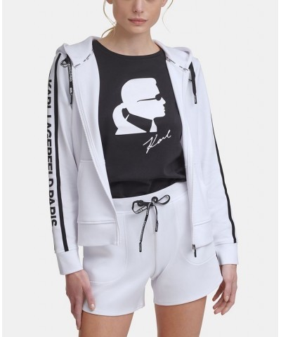 Block Letter Logo Taping Jacket White $45.99 Sweatshirts