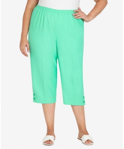 Plus Size Classic Capri Pants Periwinkle $26.25 Pants