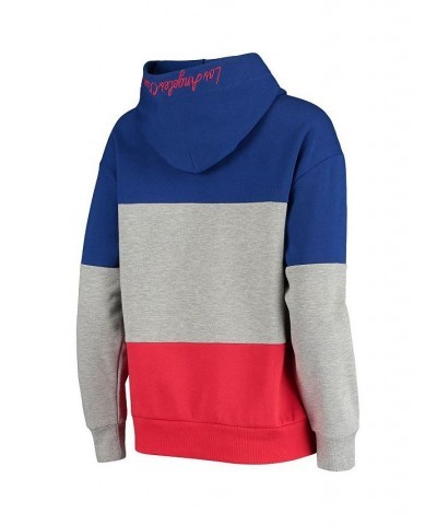 Women's Gray Royal LA Clippers Assist Color block Pullover Hoodie Gray, Royal $29.89 Sweatshirts