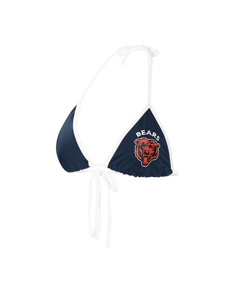 Women's Navy Chicago Bears Perfect Match Bikini Top Navy $21.60 Swimsuits