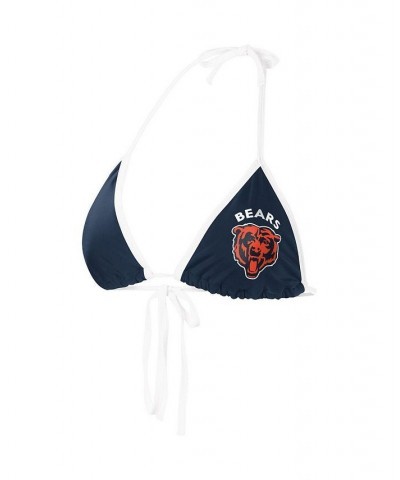 Women's Navy Chicago Bears Perfect Match Bikini Top Navy $21.60 Swimsuits