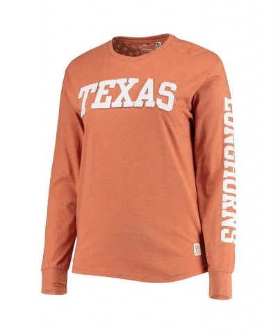 Women's Texas Orange Texas Longhorns Plus Size Two-Hit Canyon Long Sleeve T-shirt Orange $34.19 Tops