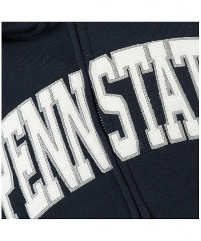 Women's Navy Penn State Nittany Lions Arched Name Full-Zip Hoodie Navy $31.85 Sweatshirts