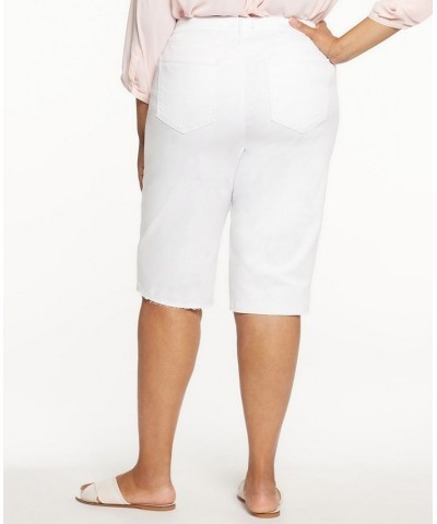 Plus Size Kristie 80's Bermuda Shorts Optic White $31.21 Shorts