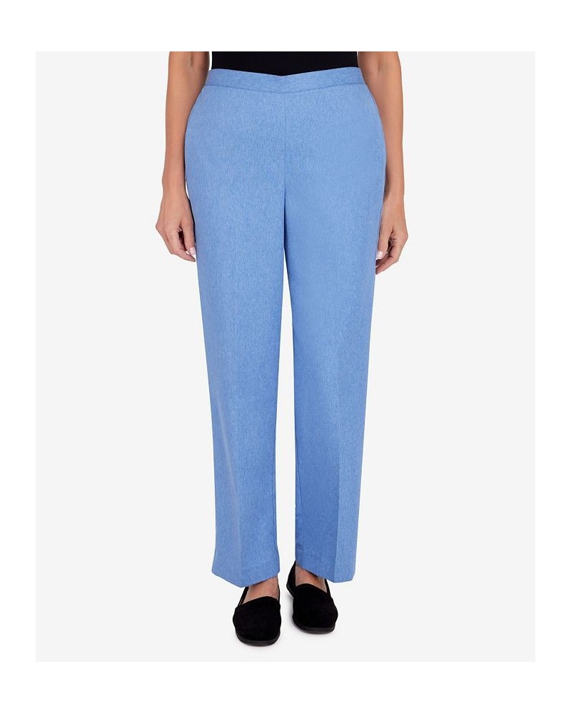 Petite Peace of Mind Twill Average Length Pants Sky Blue $17.29 Pants
