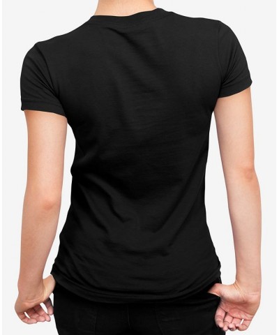 Women's Word Art Shape of You Short Sleeve T-shirt Black $19.59 Tops