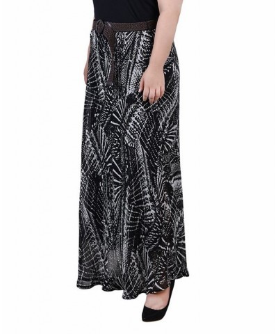 Plus Size Chiffon Maxi Skirt Onyx Raybeam $17.04 Skirts