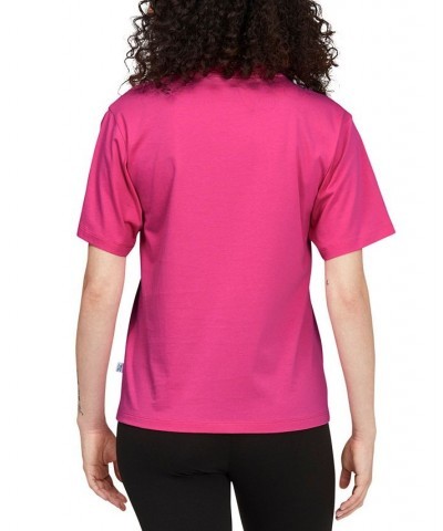 Women's Cotton Essential Ombré Relaxed T-Shirt Pink $15.28 Tops