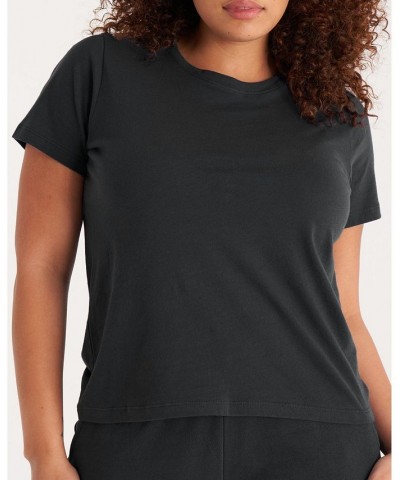 The Women’s Crew Neck Tee- Regular Size Black $20.16 Tops