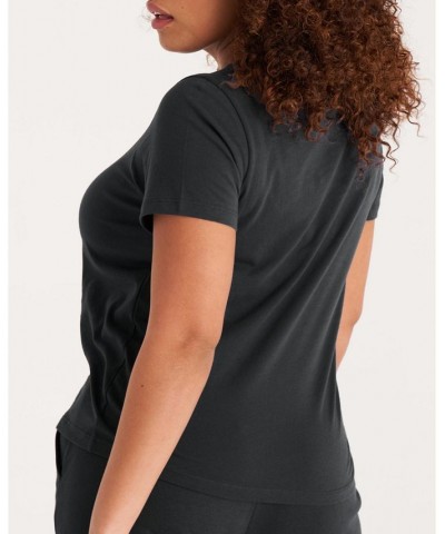 The Women’s Crew Neck Tee- Regular Size Black $20.16 Tops