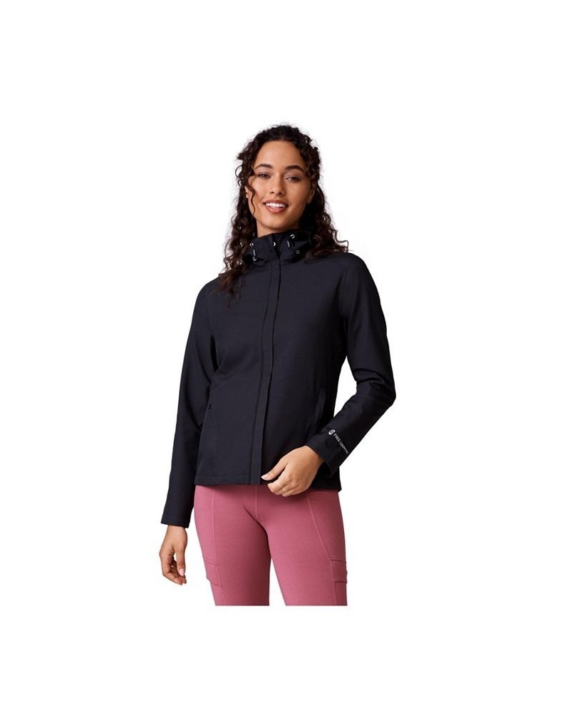 Women's X2O Packable Rain Jacket Black $39.41 Jackets