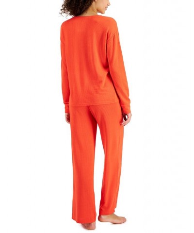 Women's Cozy Pajama Set Happy Papaya Punch $17.39 Sleepwear