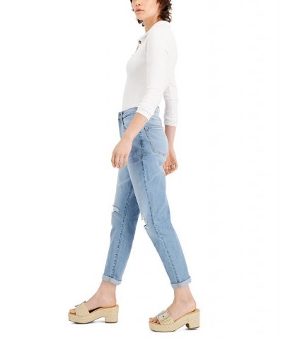 Juniors' Ripped Mom Jeans Daily Double $17.99 Jeans