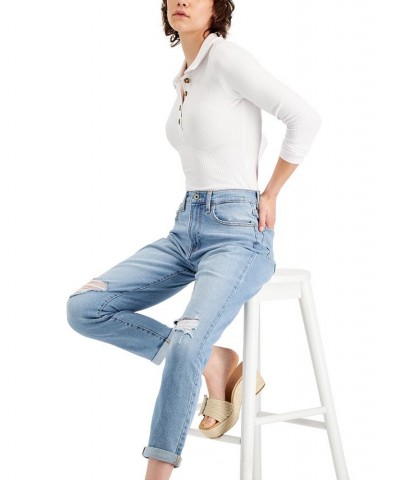 Juniors' Ripped Mom Jeans Daily Double $17.99 Jeans