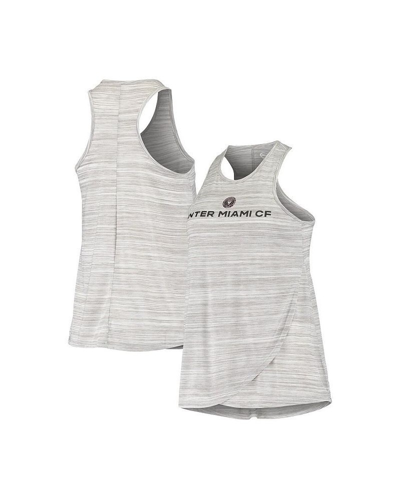 Women's Gray Inter Miami CF Java Tank Top Gray $16.40 Tops