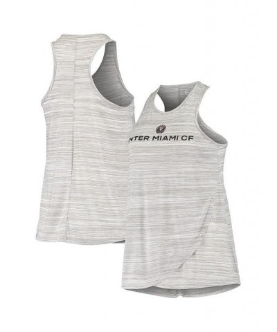 Women's Gray Inter Miami CF Java Tank Top Gray $16.40 Tops