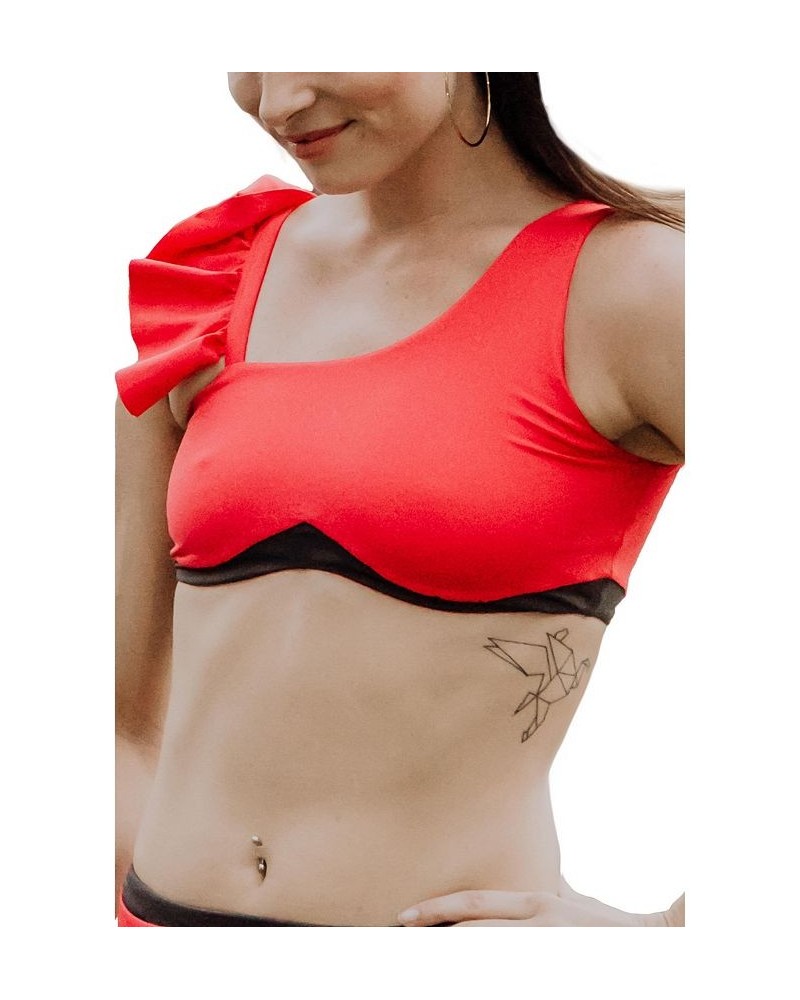 Rafaela contouring women's bikini top Red $48.40 Swimsuits