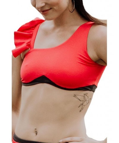 Rafaela contouring women's bikini top Red $48.40 Swimsuits