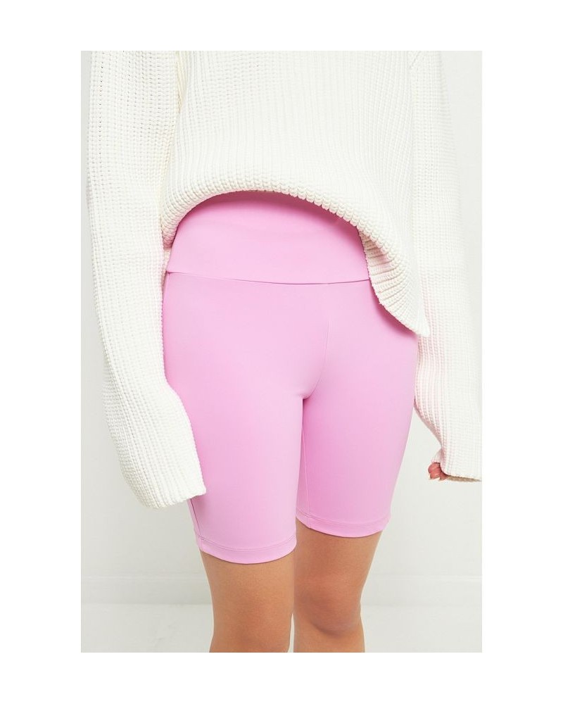 Women's Biker Shorts Pink $25.50 Shorts
