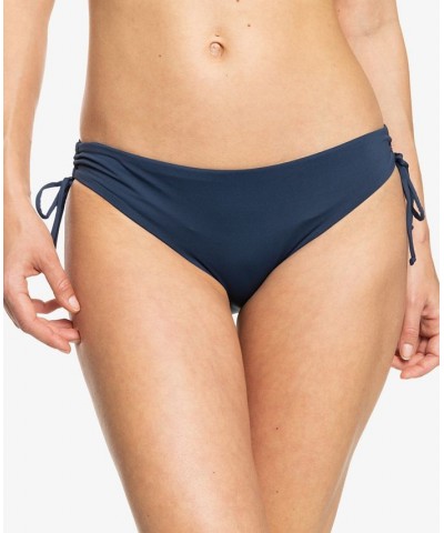 Juniors' Classics Hipster Tie Bikini Bottoms Indigo Blue $23.00 Swimsuits