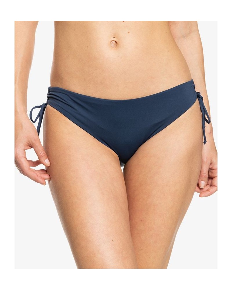 Juniors' Classics Hipster Tie Bikini Bottoms Indigo Blue $23.00 Swimsuits