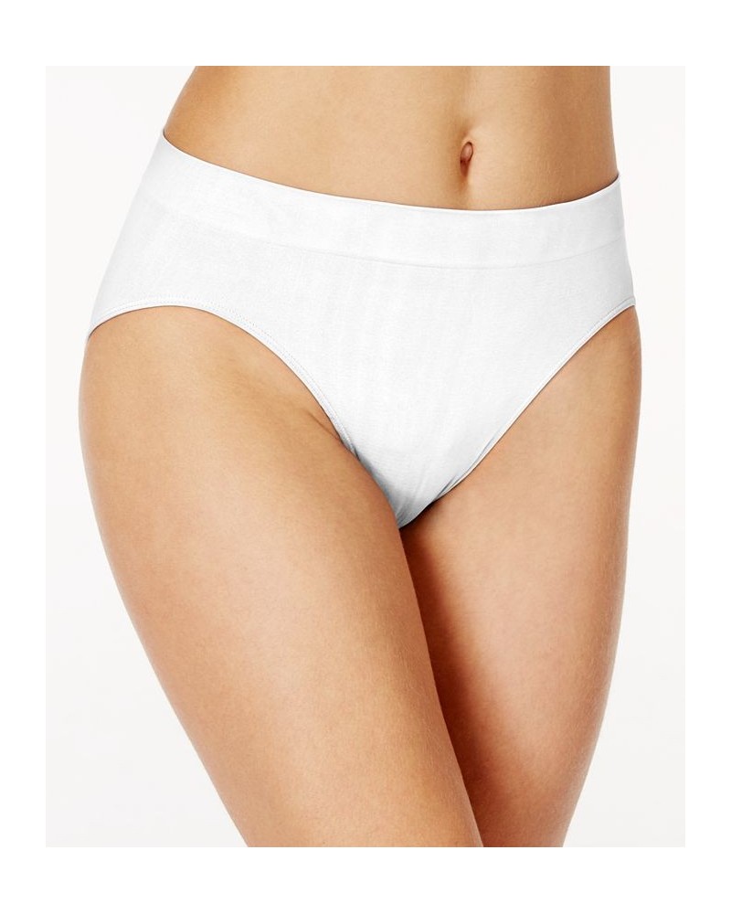 One Smooth U All-Over Smoothing Hi Cut Brief Underwear 2362 White $8.42 Panty