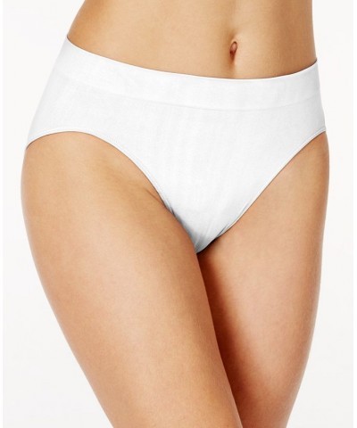 One Smooth U All-Over Smoothing Hi Cut Brief Underwear 2362 White $8.42 Panty