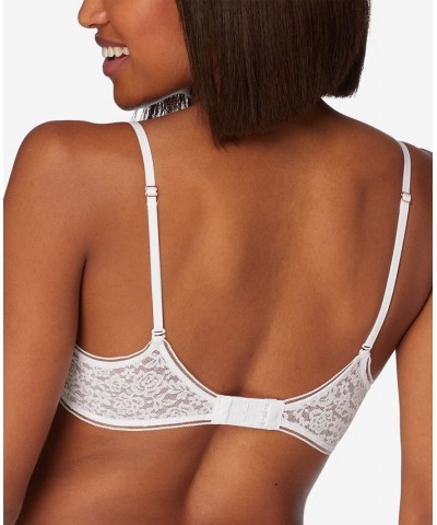 Pure Comfort Stretch Lace Demi Underwire Bra DM202C White $15.65 Bras