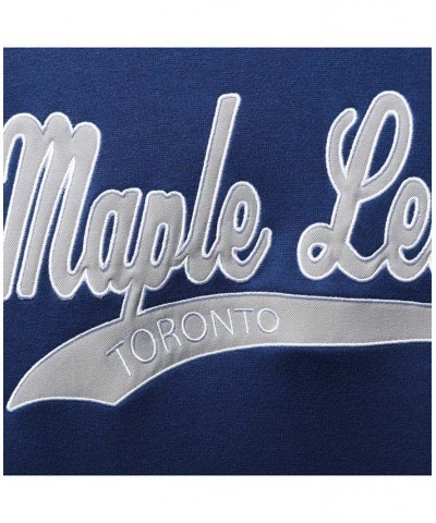 Women's Blue-Gray Toronto Maple Leaf's Shutout Raglan Pullover Hoodie Blue-Gray $32.90 Sweatshirts