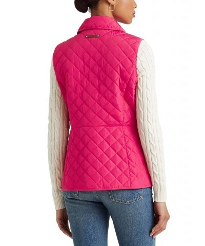 Women's Quilted Vest Pink $53.00 Coats