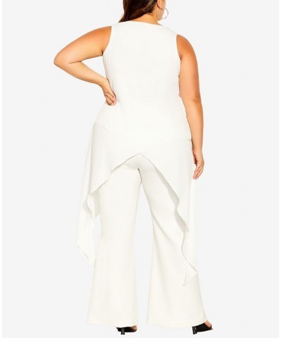 Plus Size Trendy Stella Top Ivory/Cream $33.75 Tops