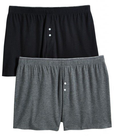 2-Pk. Core Boxer Shorts Charcoal Hthr $12.00 Sleepwear