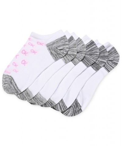 Women's 6-Pk. Flat Knit No-Show Socks White $15.90 Socks