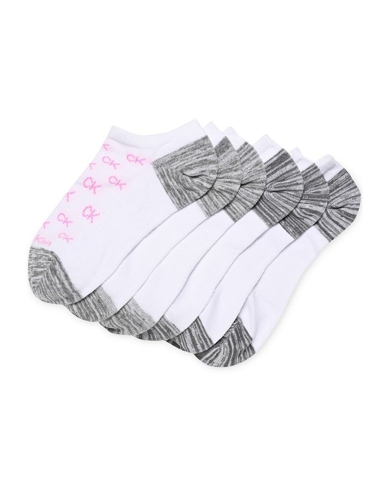 Women's 6-Pk. Flat Knit No-Show Socks White $15.90 Socks