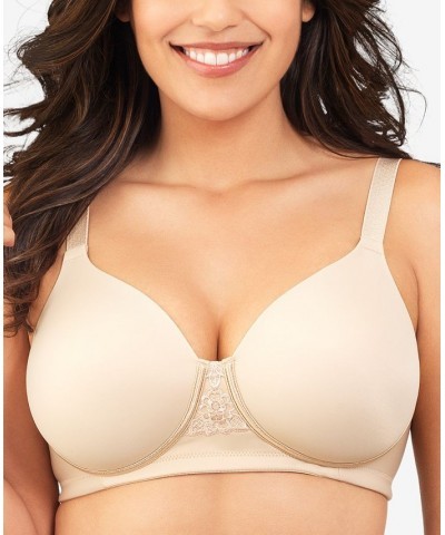 Full Figure Beauty Back Smoother Wireless Bra 71380 Damask Neutral (Nude 5) $15.95 Bras