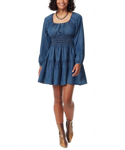 Women's Lora Cotton Smocked Bustier Pullover Dress Moon Bay $41.08 Dresses