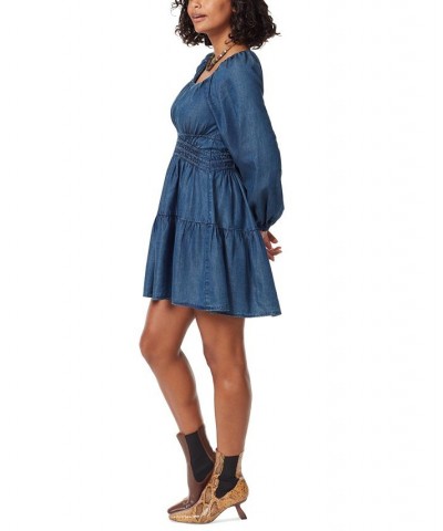 Women's Lora Cotton Smocked Bustier Pullover Dress Moon Bay $41.08 Dresses